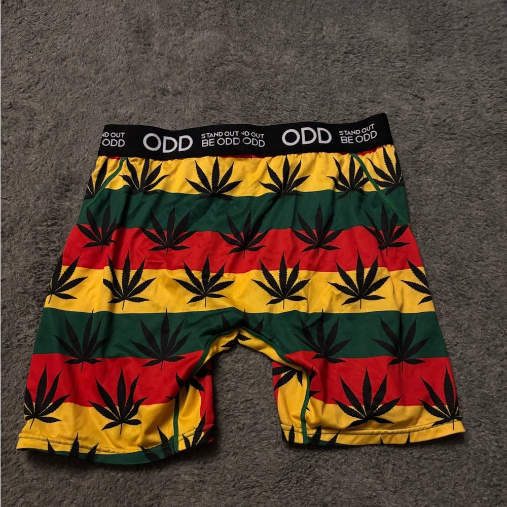 ODD stand out be odd rasta print boxer briefs - Picture 3 of 3